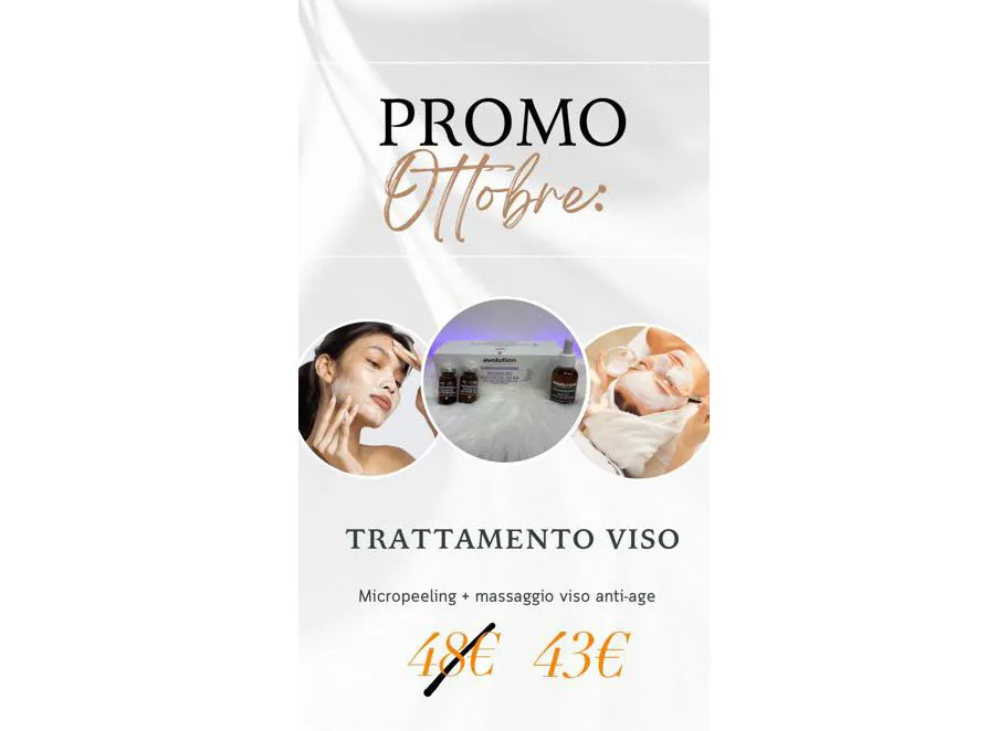 Promo Ottobre 2025: Trattamento Viso in Offerta da Sahara